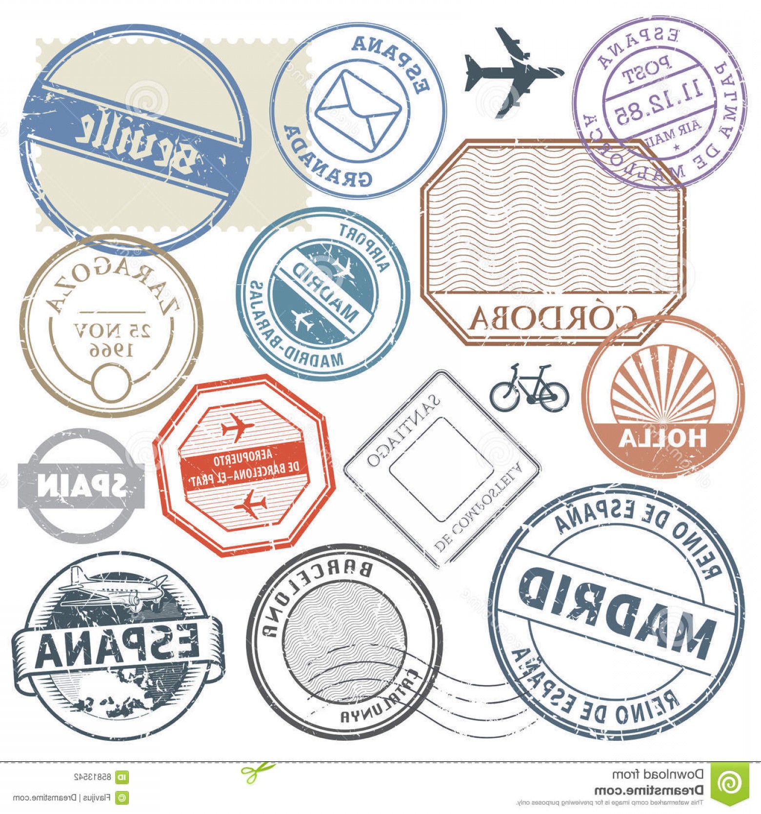 1560x1668 Spain Passport Stamp Vector Hoodamath