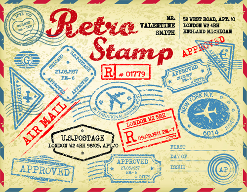 500x389 Grunge Travel Stamps Vector Graphics For Free Download Free