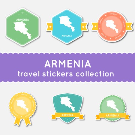 450x450 Armenia Travel Stickers Collection Big Set Of Stickers
