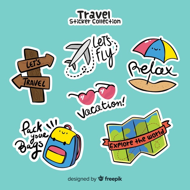 626x626 Travel Stickers Vectors, Photos And Free Download