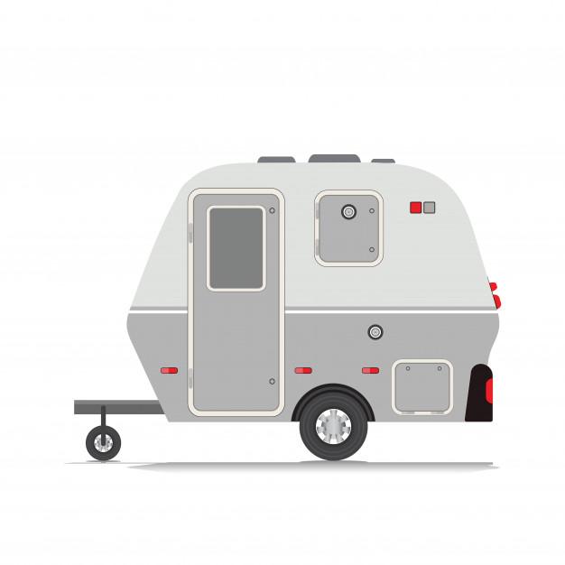 626x626 Retro Camper Trailer Collection Vector Premium Download