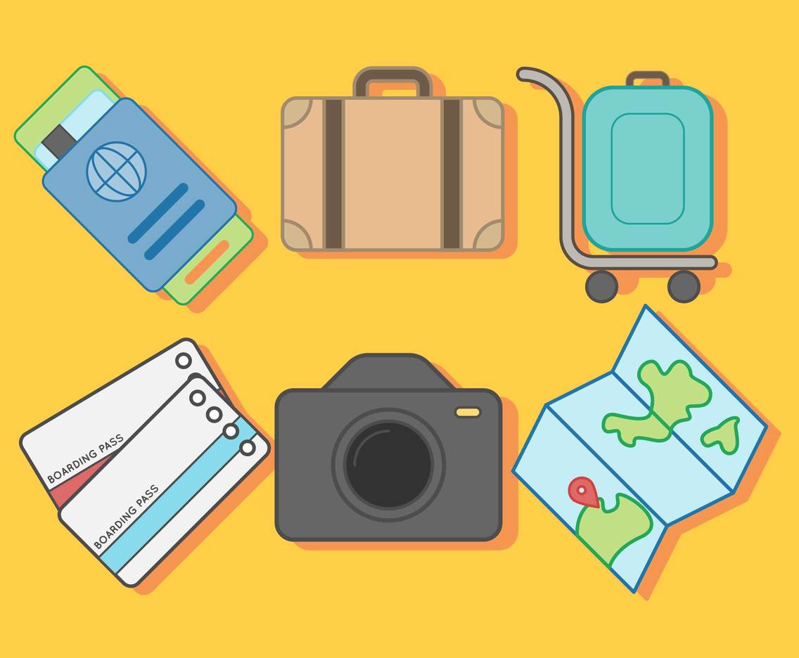 1136x936 Free Traveling Vector Vector Art Graphics