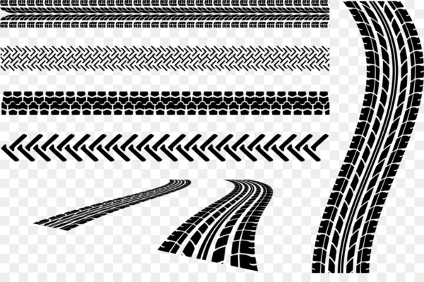 600x400 Car Tire Skid Mark Tread