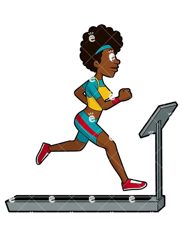 585x755 A Black Female Running On A Treadmill Idea In Treadmill