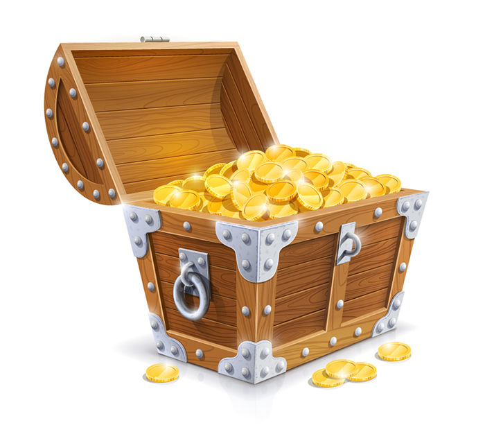700x613 Treasure Box Free Vector Graphic Download