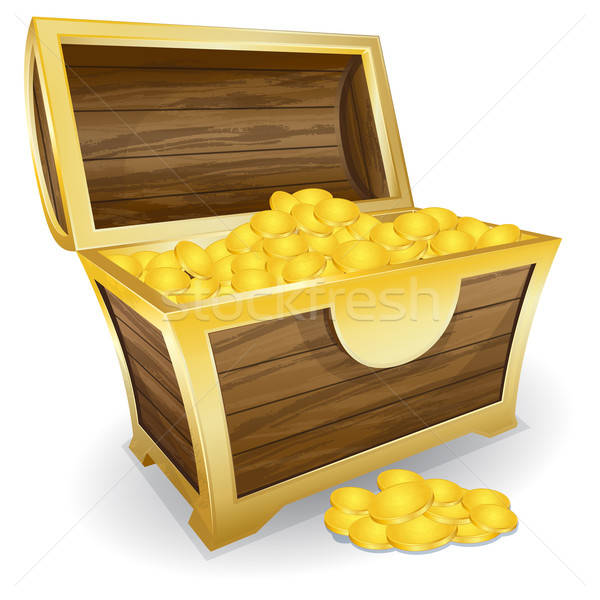 600x600 Treasure Chest Vector Illustration Nikolay Zaburdaev