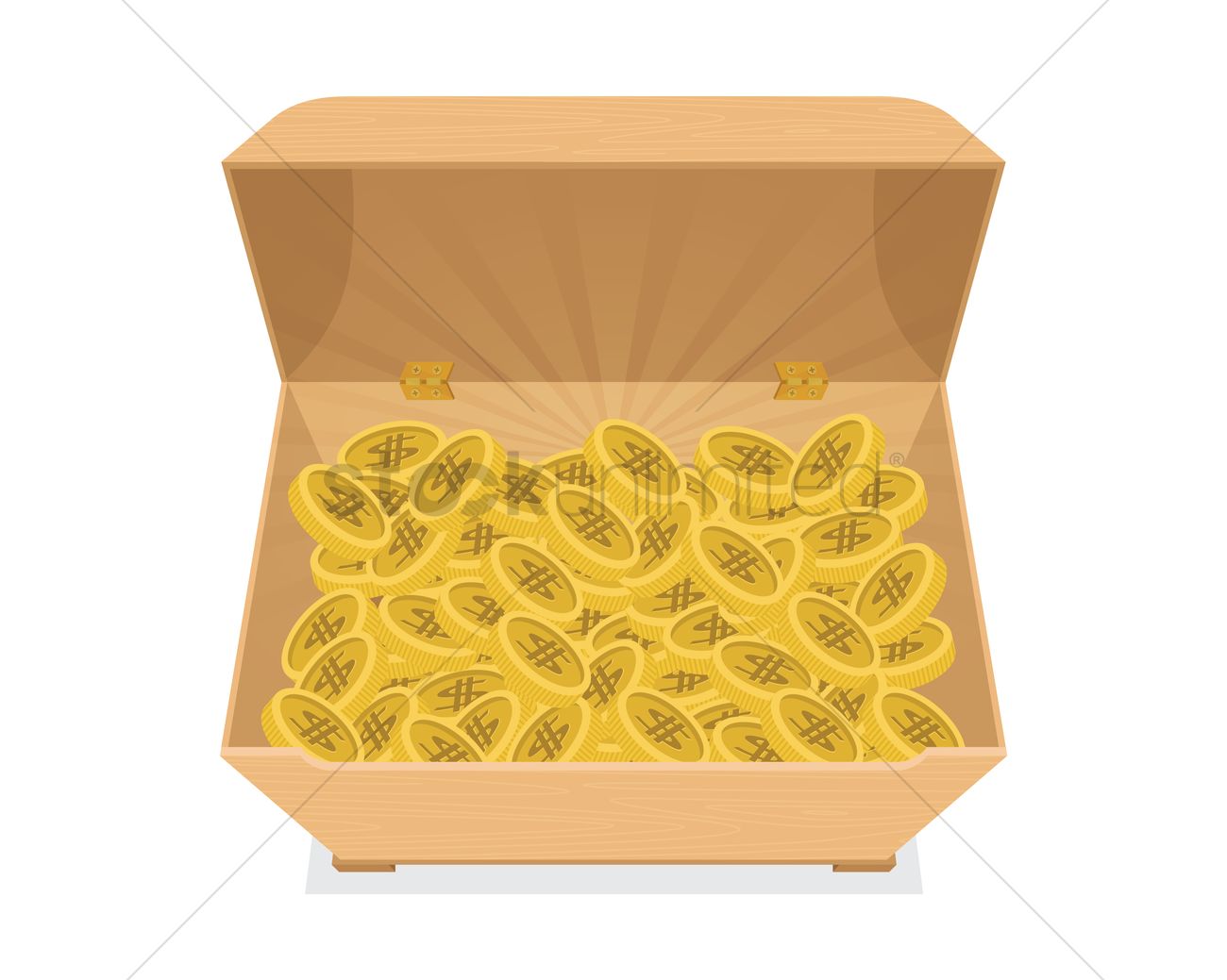1300x1039 Free A Treasure Chest Vector Image