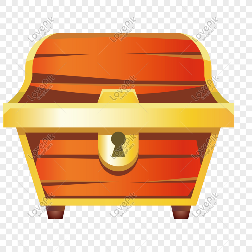 860x860 Activity Treasure Chest Vector Hand Drawn Cartoon Png