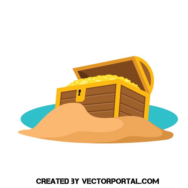 660x660 Treasure Chest Vector Clip Art Various Vectors Treasure Chest