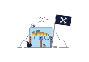 286x200 Treasure Chest Free Vector Art