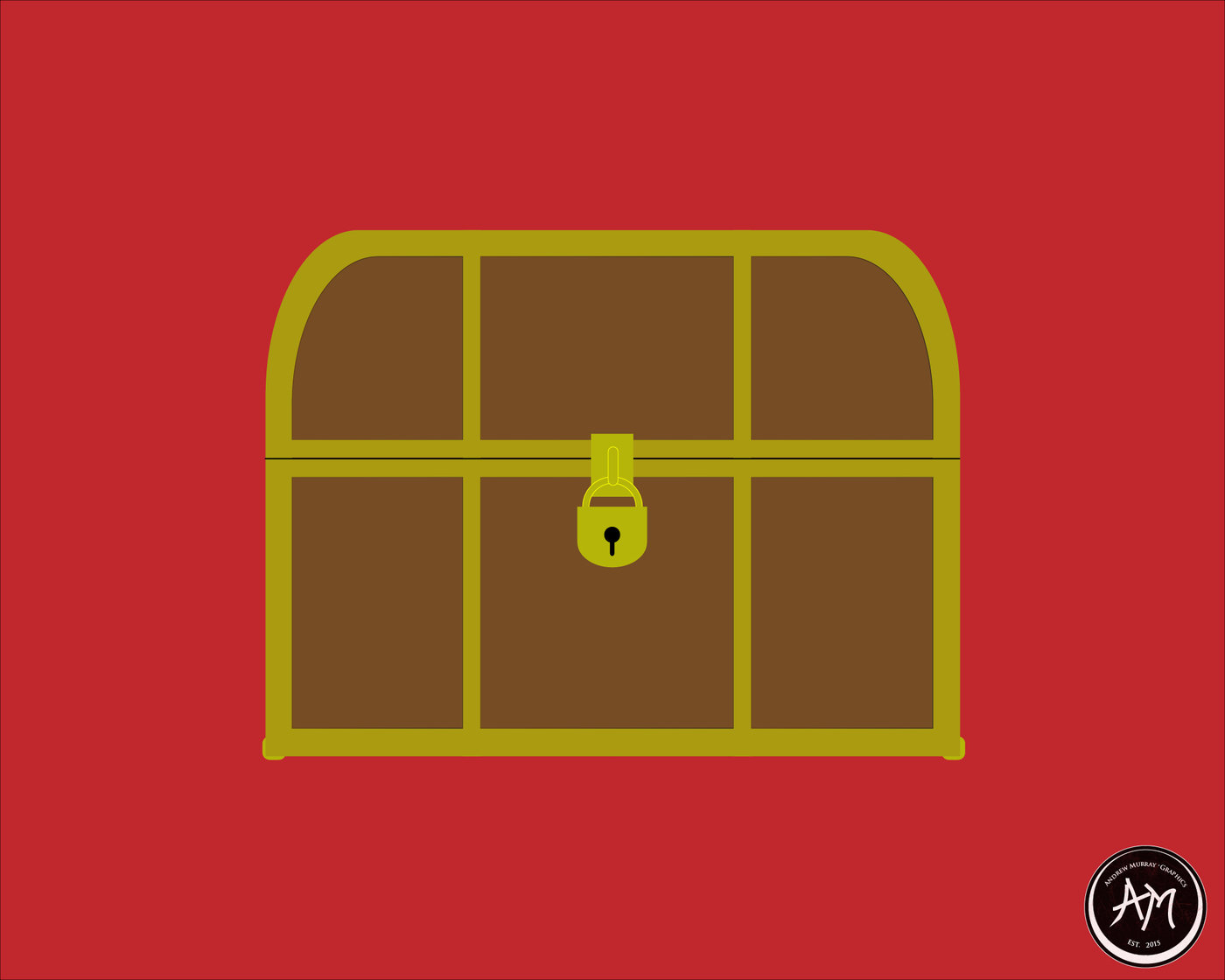 1400x1120 Treasure Chest Vector Art