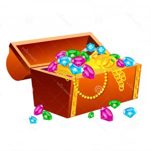 300x300 Photostock Vector Pile Of Treasures Jewelry And Other Riches