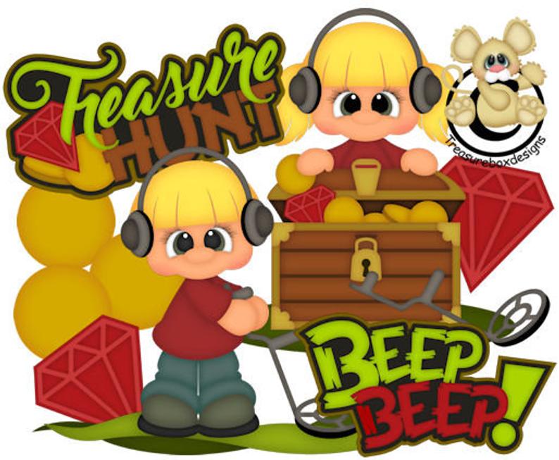 794x653 Treasure Hunt Metal Dectector Vector Graphics Digital Etsy