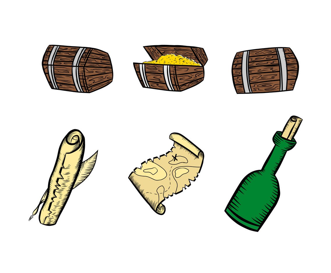 1136x936 Treasure Hunt Vector Vector Art Graphics