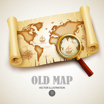 368x368 Treasure Map Free Vector Download