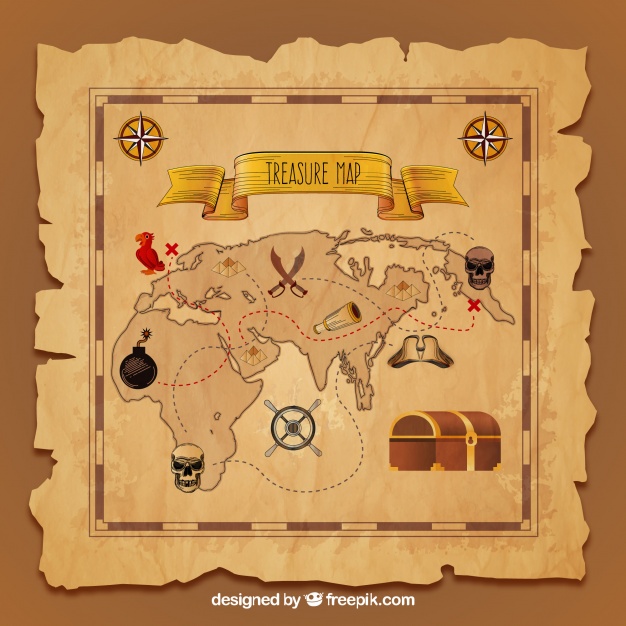 Treasure Map Vector at Vectorified.com  Collection of Treasure Map 