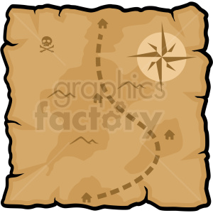 300x300 Treasure Map Vector Clipart No Background Royalty Free Gif