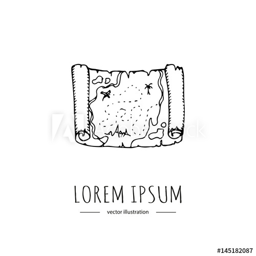 500x500 Hand Drawn Doodle Pirates Related Icon