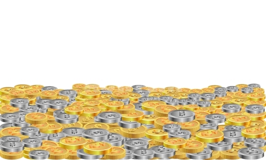 540x326 Sea Of Gold And Silver Treasure Vector