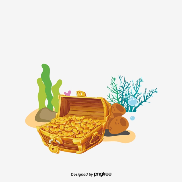 640x640 Treasure, Seabed, Gold Png And Vector With Transparent Background