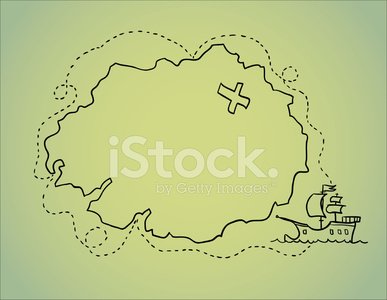 387x300 Hand Drawn Illustration Treasure Vector Premium Clipart