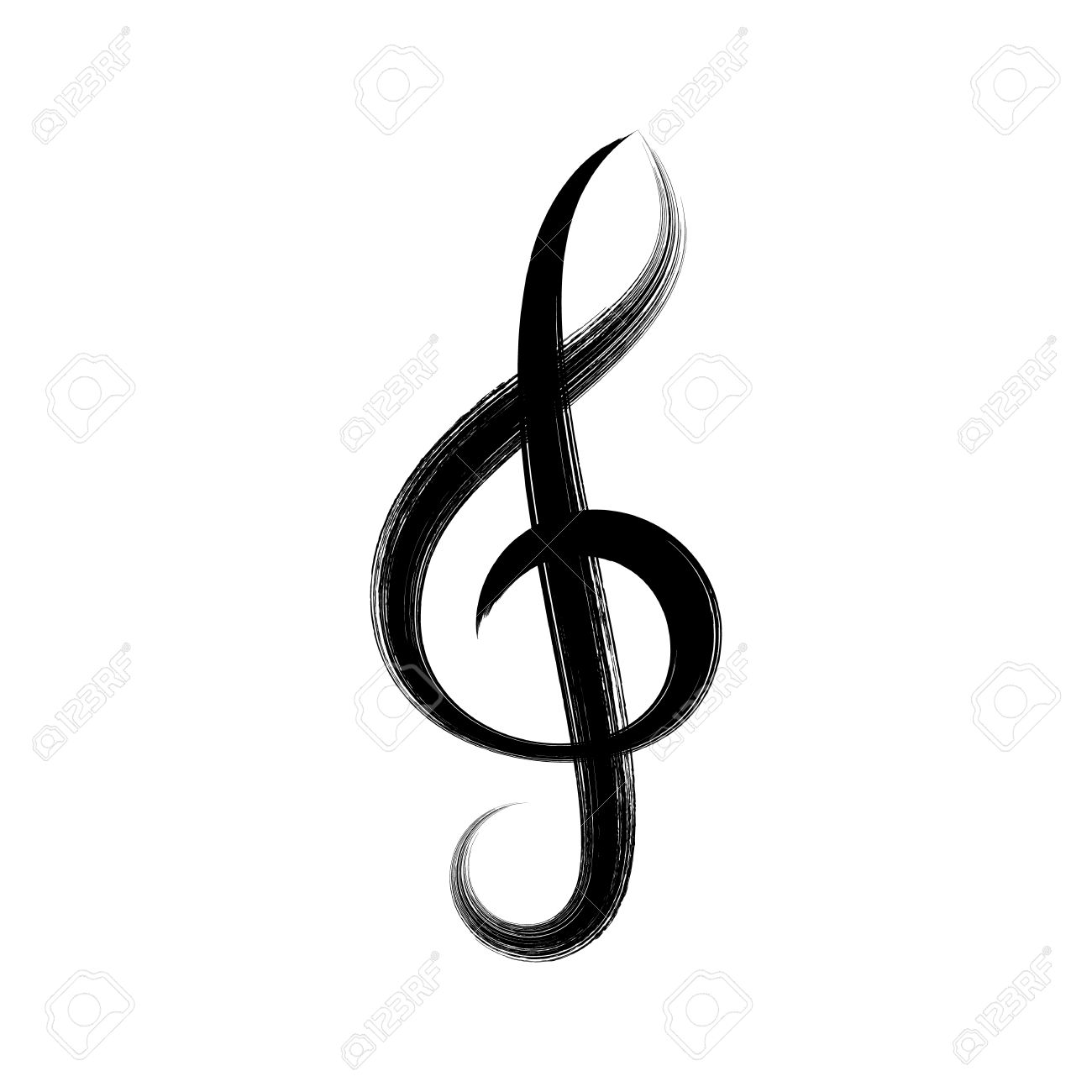 1300x1300 Treble Clef Clipart Tune