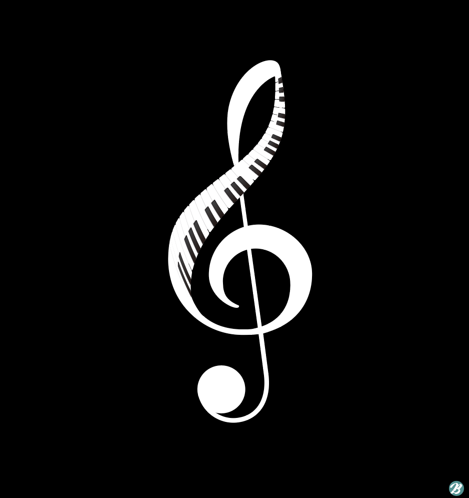 938x995 High Treble Keyboard Download Free Illustrations Vector