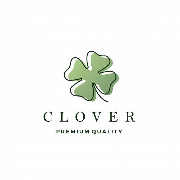 626x626 Clover Leaf Logo Vector Icon Illustration Vector Premium Download