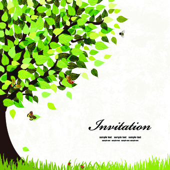340x340 Elegant Tree Background Vector Free Vector In Adobe Illustrator