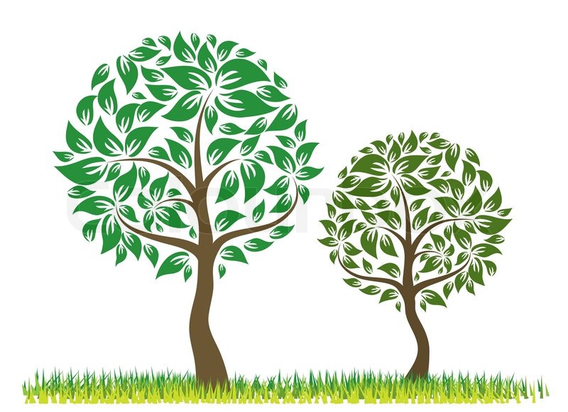 800x581 Tree Abstract Background, Vector Stock Vector Colourbox