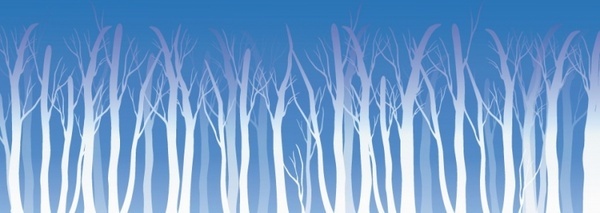 600x213 Tree Free Vector Download
