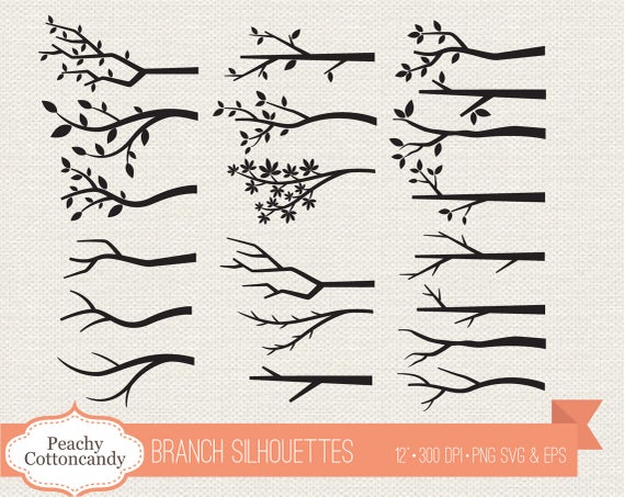 Buy Get Free Branch Silhouettes Clipart Bare Branch Etsy 570x453 Buy Get Free Branch Silhouettes Clipart Bare Branch Etsy
