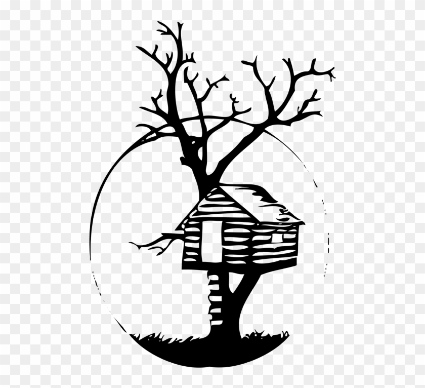 Tree House Vector, Hd Png Download 840x766 Tree House Vector, Hd Png Download