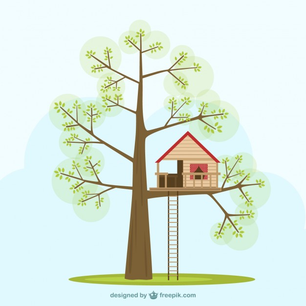 Tree House Vector Free Download 626x626 Tree House Vector Free Download
