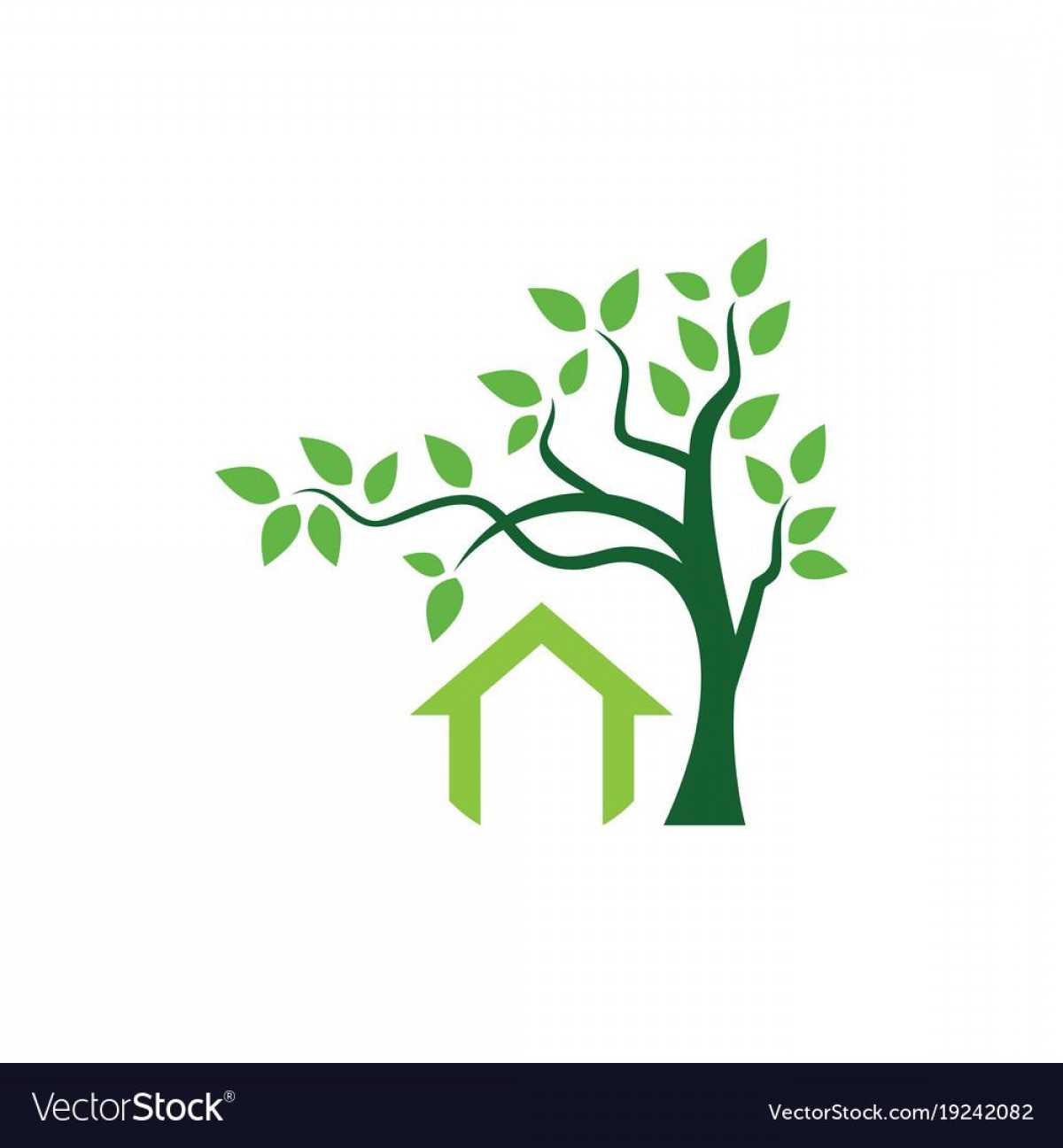 Best Green Tree House Logo Vector Design Soidergi 1200x1296 Best Green Tree House Logo Vector Design Soidergi
