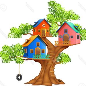 Children At Tree House Illustration Image Catchsplace 300x300 Children At Tree House Illustration Image Catchsplace