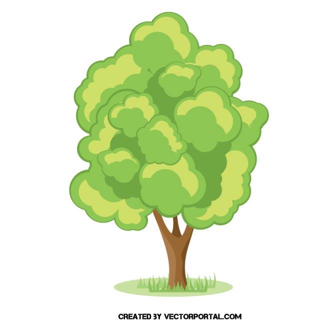 660x660 Green Tree Icon Vector