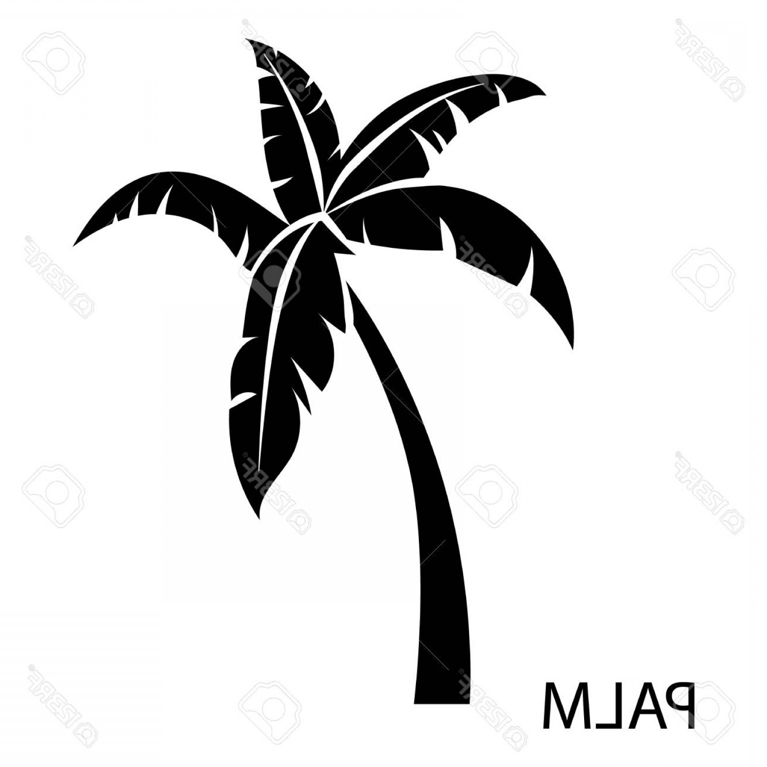 1560x1560 Photostock Vector Palm Tree Icon Simple Illustration Of Palm Tree