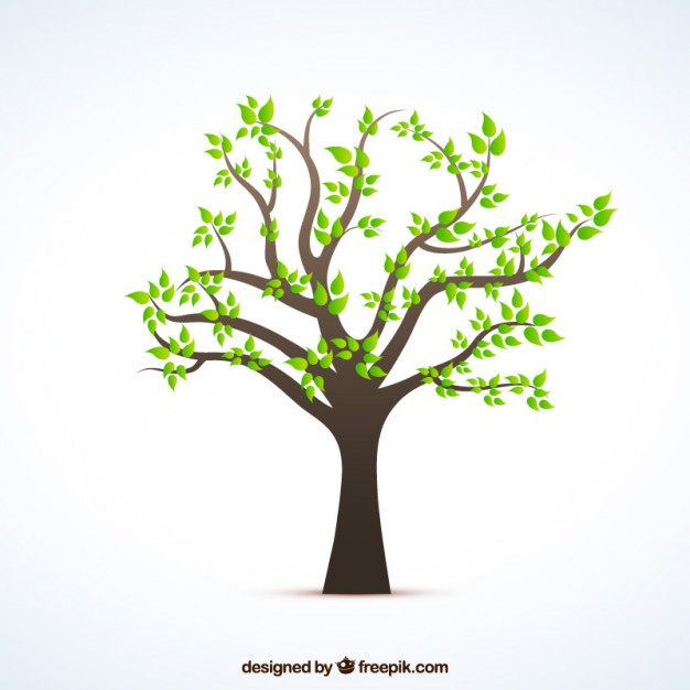 tree illustration vector free download