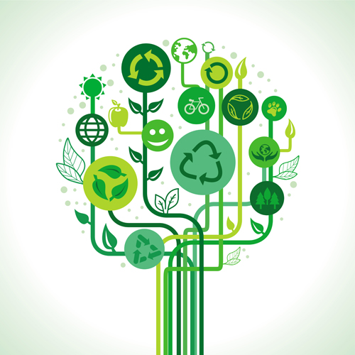 Eco Tree Infographics Vector Free Download 500x500 Eco Tree Infographics Vector Free Download