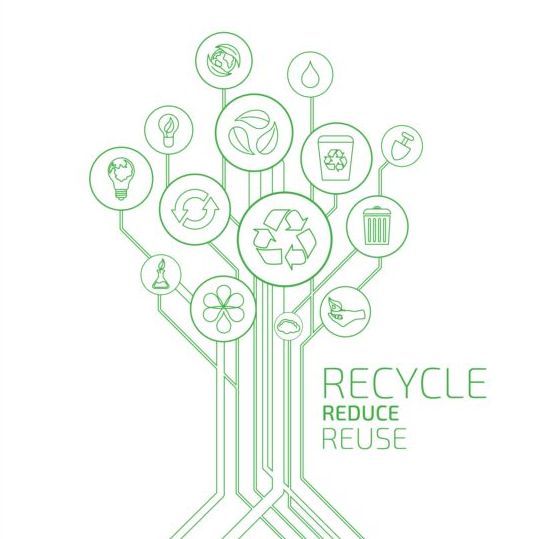 Tree Shape Eco Infographic Vector Free Download 539x539 Tree Shape Eco Infographic Vector Free Download