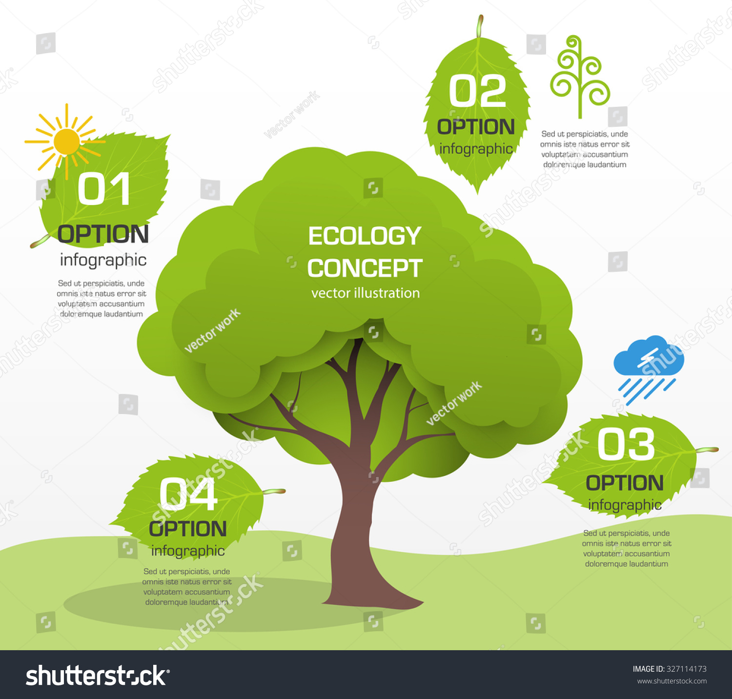 Cartoon Tree Vector Infographics Paper Ecological Stock Vector 1500x1432 Cartoon Tree Vector Infographics Paper Ecological Stock Vector