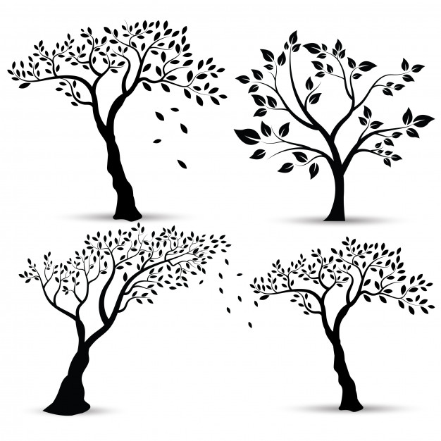 Tree Line Art Vector at Vectorified.com | Collection of Tree Line Art