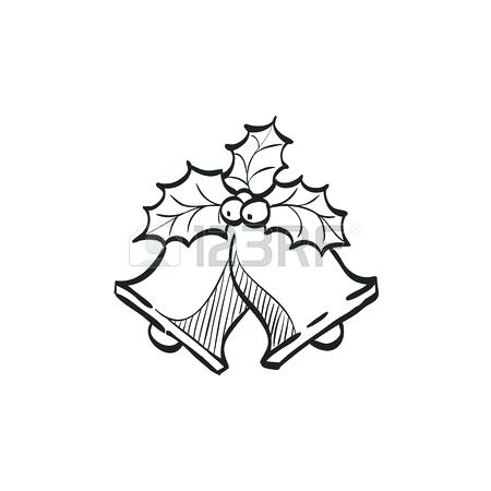 450x450 Christmas Tree Line Drawing