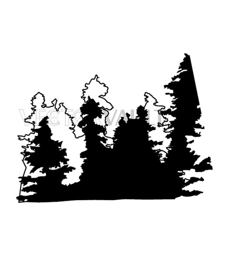 Download Tree Line Silhouette Vector at Vectorified.com ...