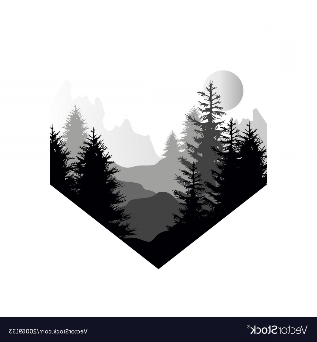 Download Tree Line Vector at Vectorified.com | Collection of Tree ...