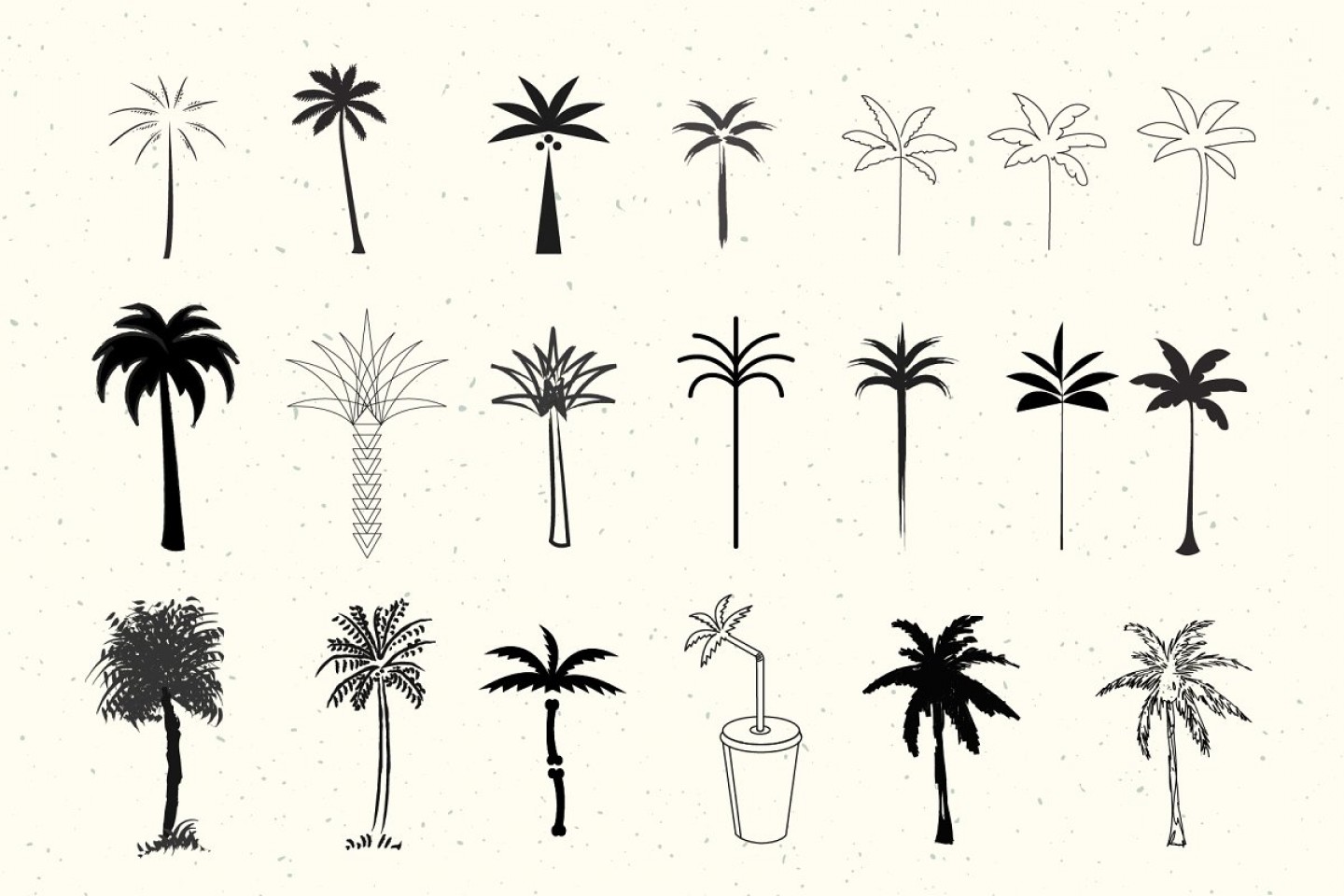 1440x960 Palm Tree Vector Logos Icons Cultracing