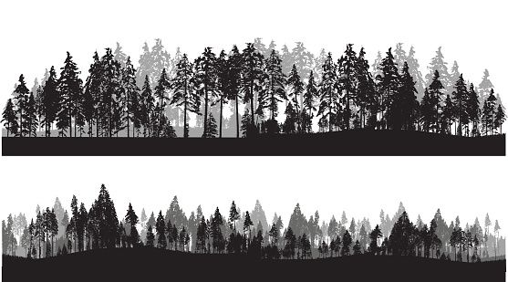 Tree Line Vector at Vectorified.com | Collection of Tree Line Vector ...