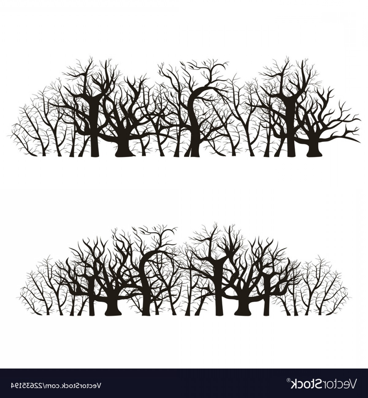1200x1296 Black Cartoon Tree Vector Free Catamart