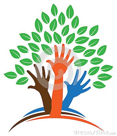 386x450 Teamwork People Tree Logo Vector Royalty Free Stock Photos